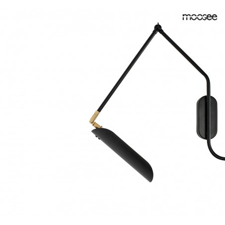 MSE010100297 MOOSEE lampa ścienna TENTA czarna