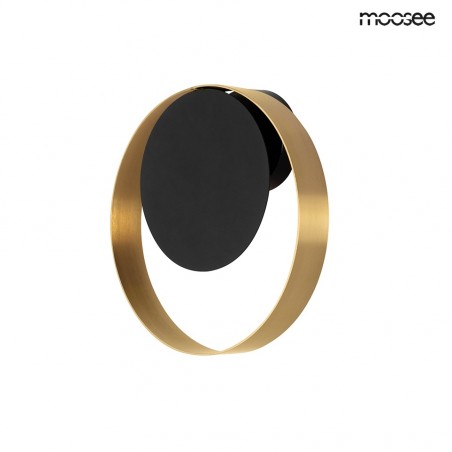MSE010100339 MOOSEE lampa ścienna BAND złota / czarna
