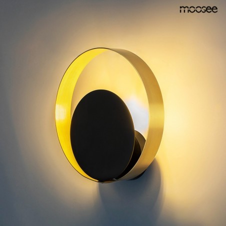 MSE010100339 MOOSEE lampa ścienna BAND złota / czarna