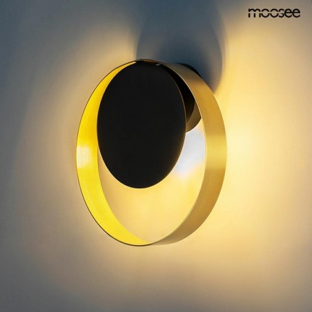 MSE010100339 MOOSEE lampa ścienna BAND złota / czarna