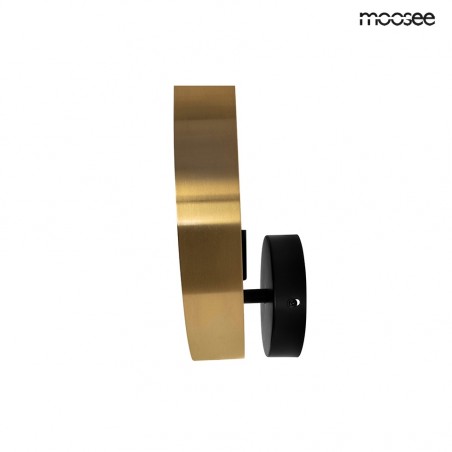 MSE010100339 MOOSEE lampa ścienna BAND złota / czarna