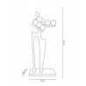 MSE010100381 MOOSEE lampa podłogowa HUMAN DREAMER czarna