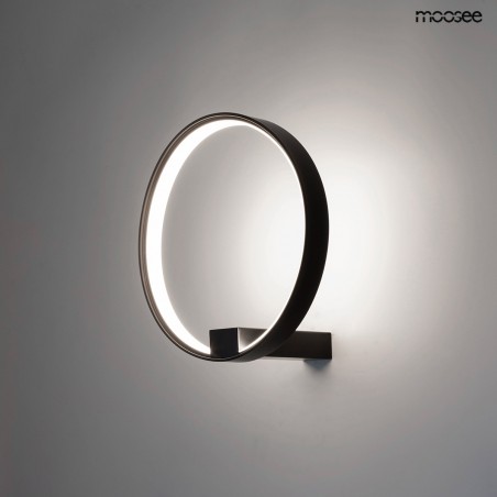 MSE010100378 MOOSEE lampa ścienna CIRCLE WALL czarna