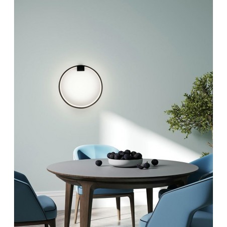 MSE010100378 MOOSEE lampa ścienna CIRCLE WALL czarna
