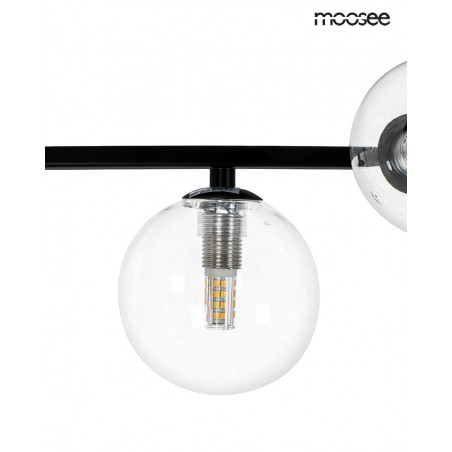 MSE010100346 MOOSEE lampa wisząca ALURE LINE TWIN 90 czarna