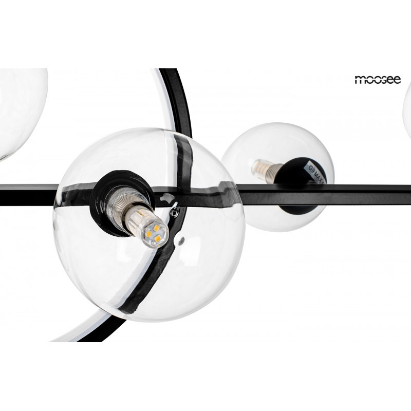 MSE010100346 MOOSEE lampa wisząca ALURE LINE TWIN 90 czarna