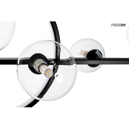 MSE010100346 MOOSEE lampa wisząca ALURE LINE TWIN 90 czarna