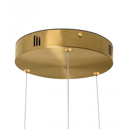 MSE0000608080 Lampa wisząca RING 60 + 80 + 80 złota na jednej podsufitce