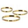 MSE0006080100 Lampa wisząca RING 60 + 80 + 100 złota na jednej podsufitce