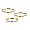 MSE0000606060 Lampa wisząca RING 60 + 60 + 60 złota na jednej podsufitce