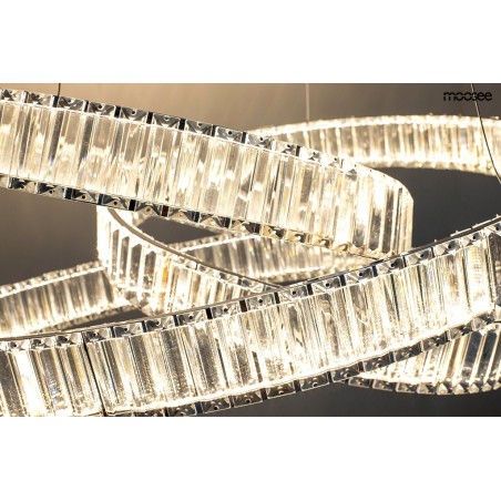 MSE1501100196 MOOSEE lampa wisząca WAVE 80 chrom