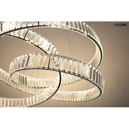 MSE1501100196 MOOSEE lampa wisząca WAVE 80 chrom