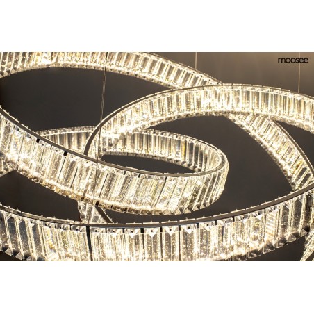 MSE1501100196 MOOSEE lampa wisząca WAVE 80 chrom