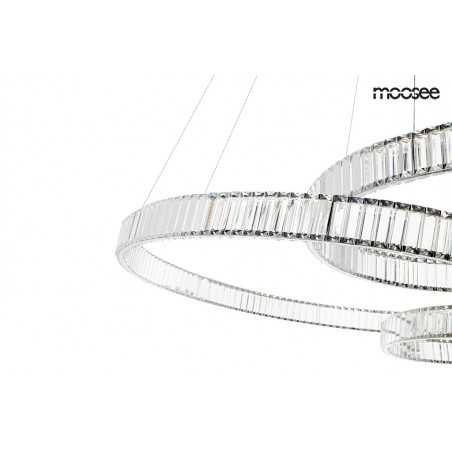 MSE1501100198 MOOSEE lampa wisząca WAVE 160A chrom