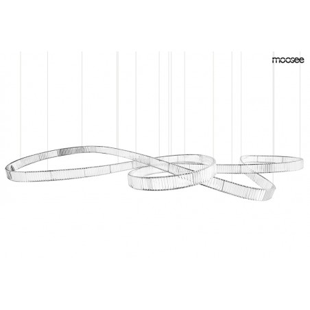 MSE1501100200 MOOSEE lampa wisząca WAVE 380 chrom