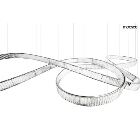 MSE1501100200 MOOSEE lampa wisząca WAVE 380 chrom