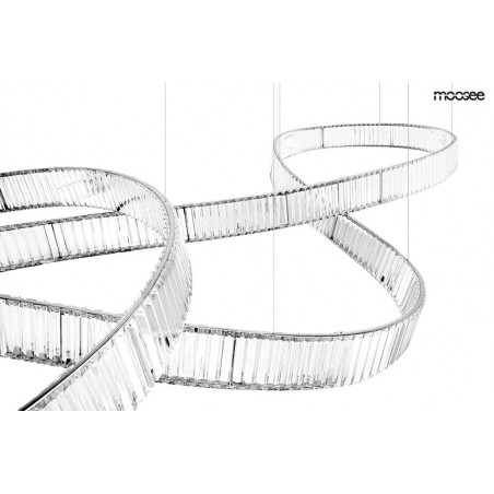 MSE1501100200 MOOSEE lampa wisząca WAVE 380 chrom