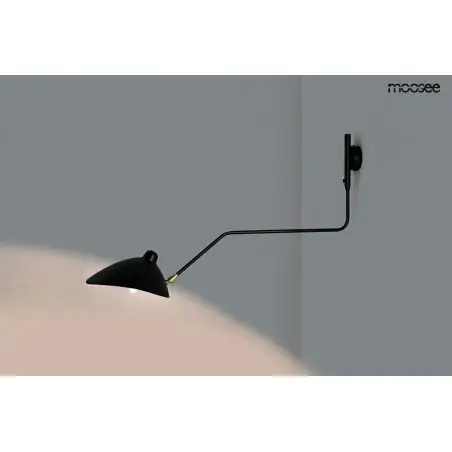 MSE1501100204 MOOSEE lampa ścienna RAVEN - aluminium, stal węglowa