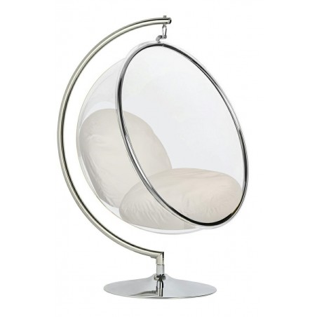 JH200-1.56W Fotel BUBBLE STAND VELVET poduszka beżowa