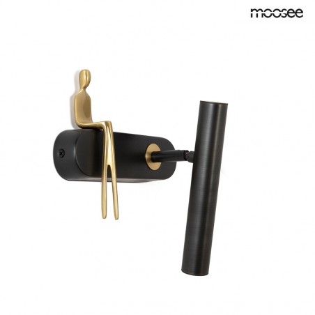 MSE1501100480 MOOSEE lampa ścienna BOY TUBE R czarna