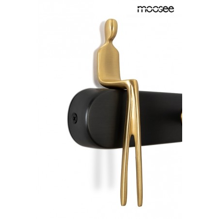 MSE1501100480 MOOSEE lampa ścienna BOY TUBE R czarna
