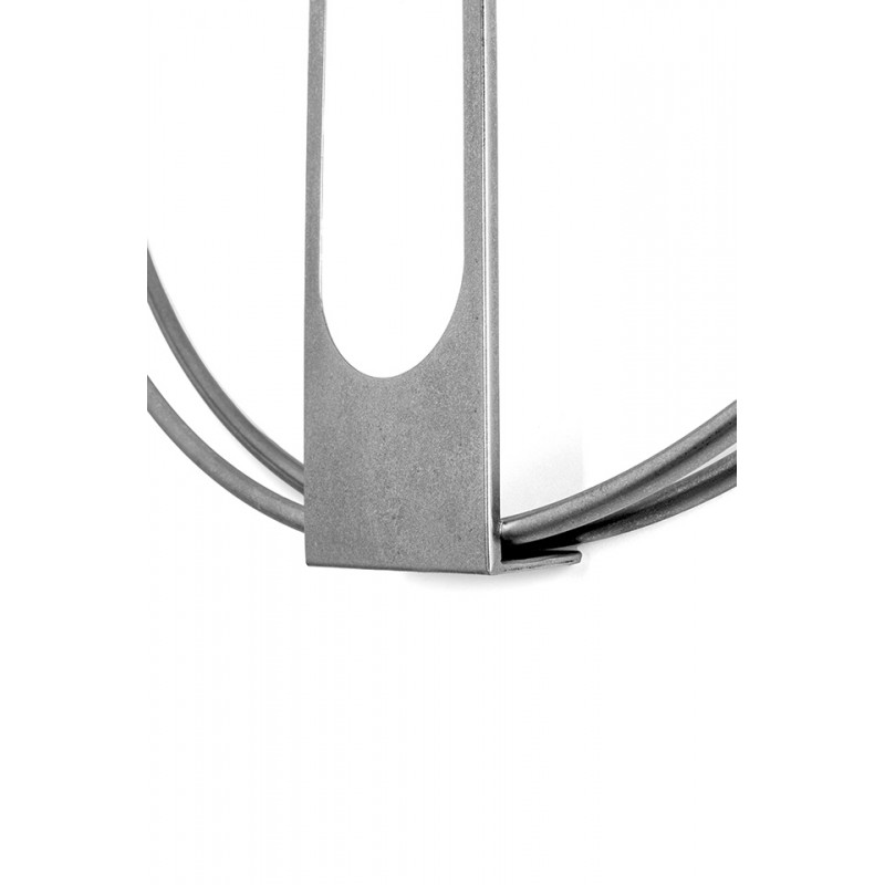 61479 KARE zegar CLIP 60 srebrny