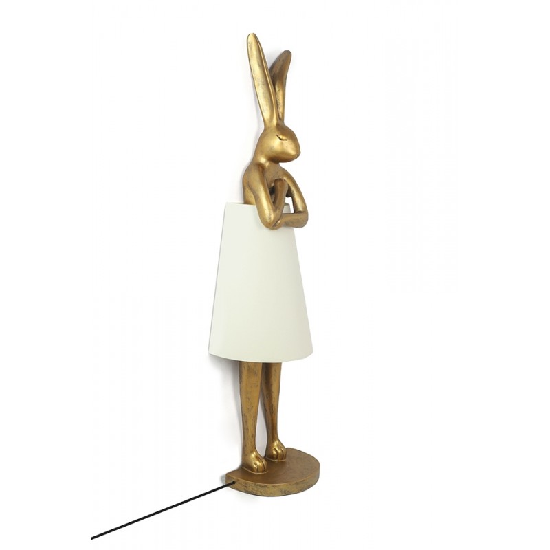 56129 KARE lampa podłogowa RABBIT 150 cm biała / złota 56129 KARE lampa podłogowa RABBIT 150 cm biała / złota