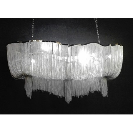 1080S3 Lampa wisząca ATLANTA LONG - aluminium, stal