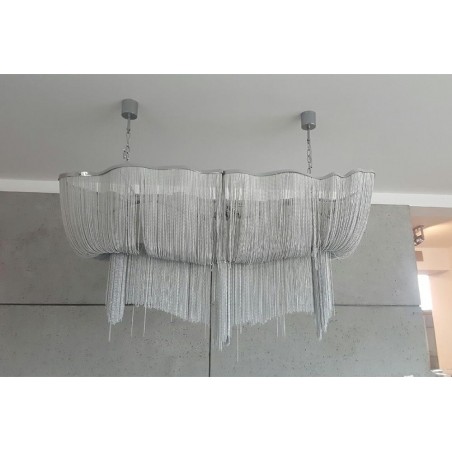 1080S3 Lampa wisząca ATLANTA LONG - aluminium, stal