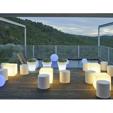 LUMCB020OFNW NEW GARDEN lampa ogrodowa CUBY 20 CABLE biały