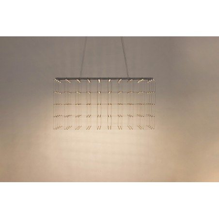 MD7028-1200 Lampa wisząca CONSTELLAR - LED, stal szczotkowana