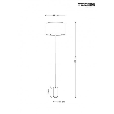 MSE010200131 MOOSEE lampa podłogowa SANTORINI