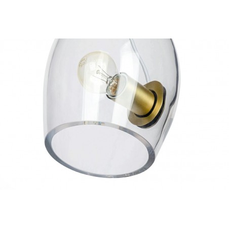 MD10961-1S.BRASS Lampa wisząca VICE mosiądz - metal, szkło
