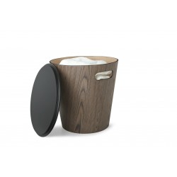 1009760-048 UMBRA stolik WOODROW czarny - orzech