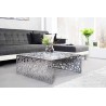 35722 INVICTA stolik kawowy ABSTRACT 60cm  - srebrny, aluminium