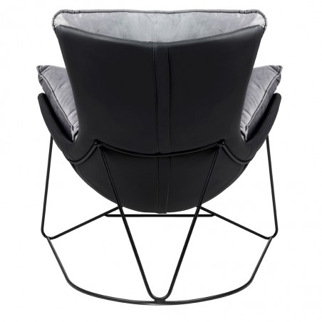 MSE011000302.V23 Fotel OTILIA STAND VELVET ciemny  szary welur