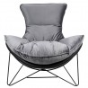 MSE011000302.V23 Fotel OTILIA STAND VELVET ciemny  szary welur