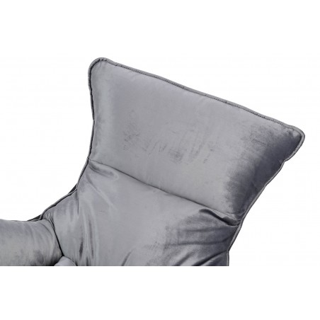 MSE011000302.V23 Fotel OTILIA STAND VELVET ciemny  szary welur