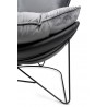 MSE011000302.V23 Fotel OTILIA STAND VELVET ciemny  szary welur