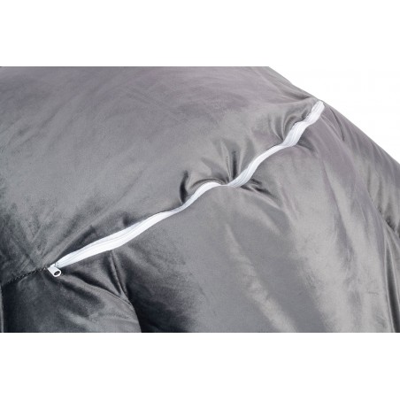 MSE011000302.V23 Fotel OTILIA STAND VELVET ciemny  szary welur