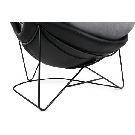 MSE011000302.V23 Fotel OTILIA STAND VELVET ciemny  szary welur