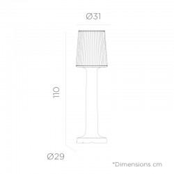 LUMCR110OFNW NEW GARDEN lampa ogrodowa CARMEN 110  CABLE biała