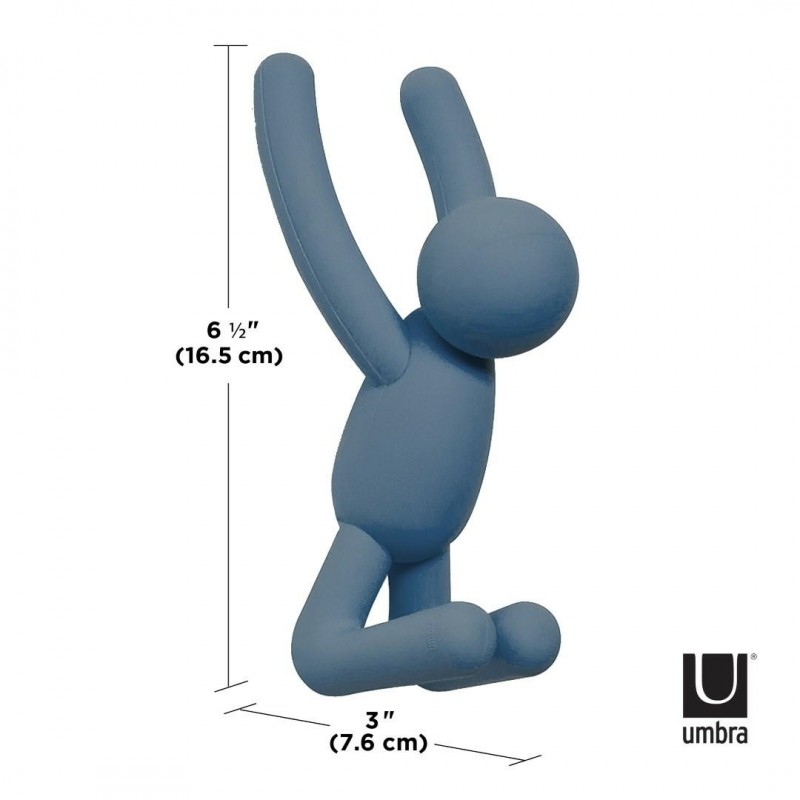318165-370 UMBRA haczyk ścienny BUDDY granatowo - zielono - biały