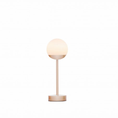 LUMNRS035RGWLNW NEW GARDEN lampa stołowa NORAI SLIM 35 BATTERY rose gold