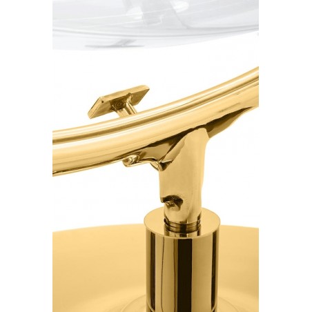 JH200-2.GOLD.VELVET Fotel BUBBLE STAND 2 GOLD VELVET poduszka czarna