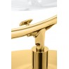 JH200-2.GOLD.VELVET Fotel BUBBLE STAND 2 GOLD VELVET poduszka czarna