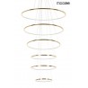 MSE1501100164 MOOSEE lampa wisząca RING SLIM XL złota