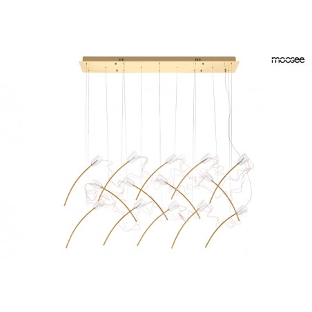 MSE1501100169 MOOSEE lampa wisząca TULIPPE 14 LINE  złota