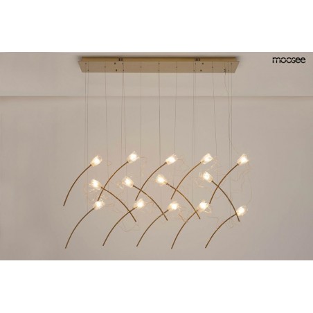 MSE1501100169 MOOSEE lampa wisząca TULIPPE 14 LINE  złota