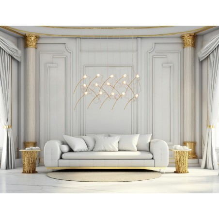 MSE1501100169 MOOSEE lampa wisząca TULIPPE 14 LINE  złota
